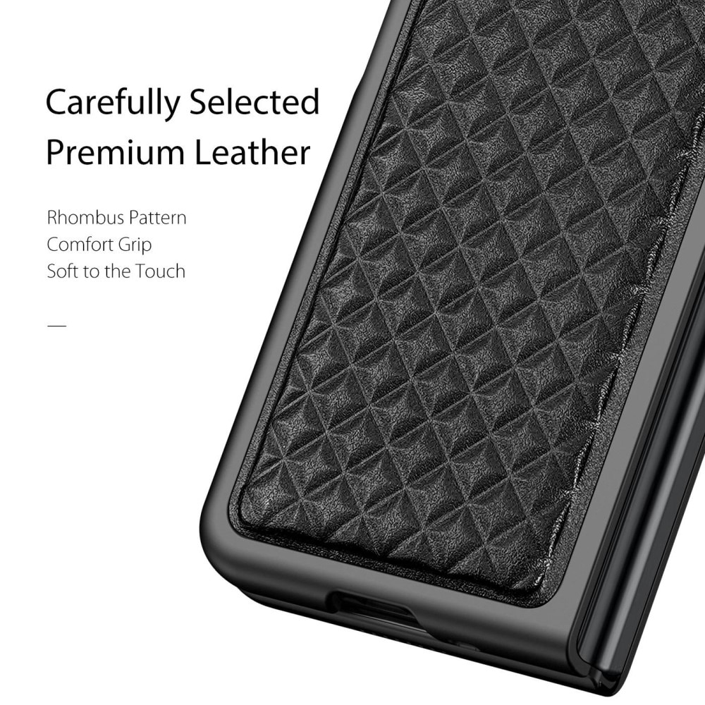 Cover Venice Leather Case Samsung Galaxy Z Fold 3 Black