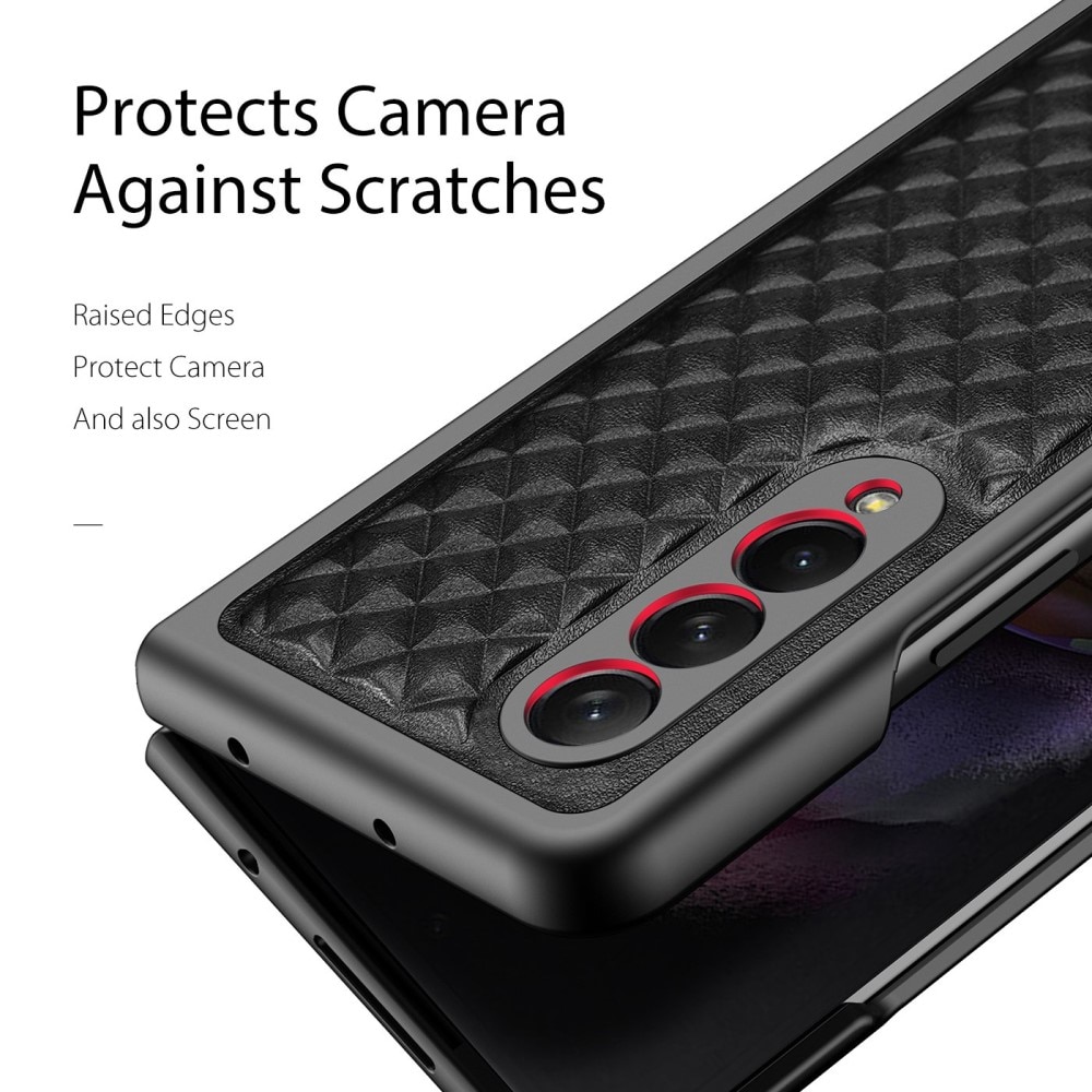 Cover Venice Leather Case Samsung Galaxy Z Fold 3 Black