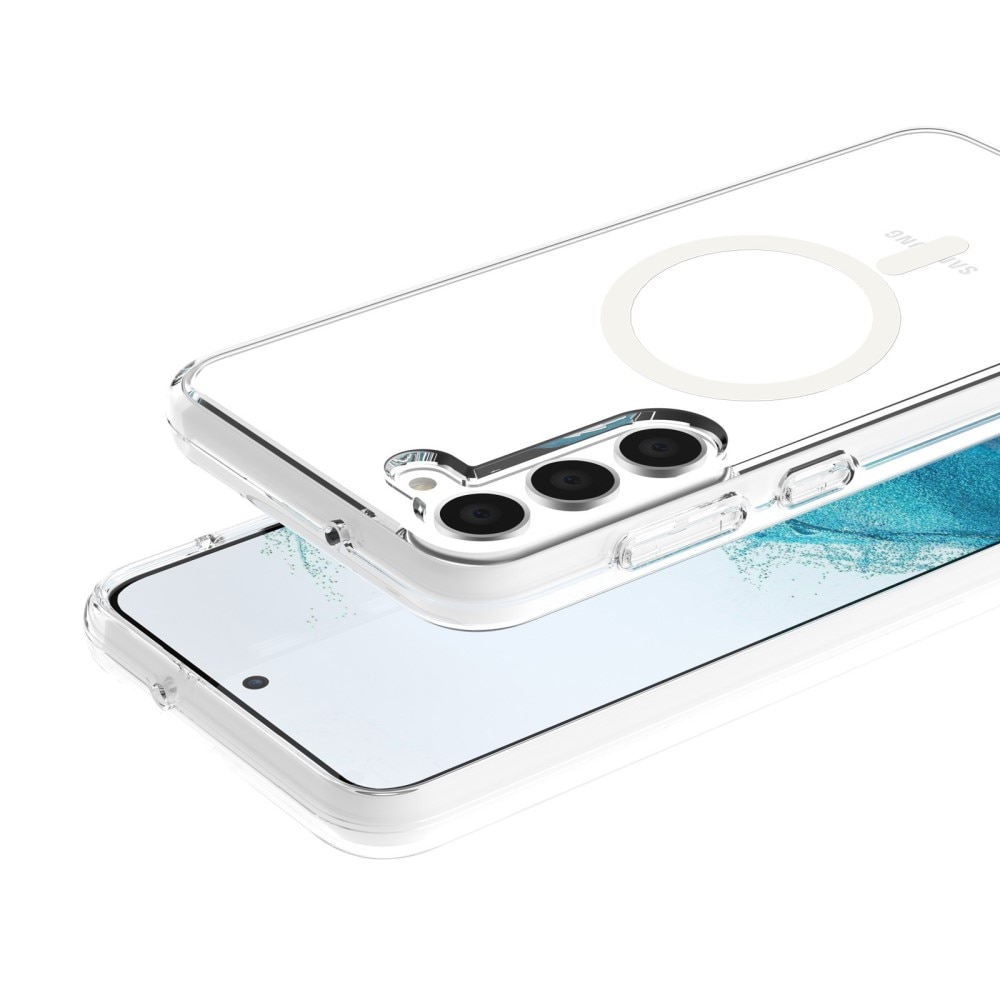Cover ibride con MagSafe Samsung Galaxy S23 trasparente