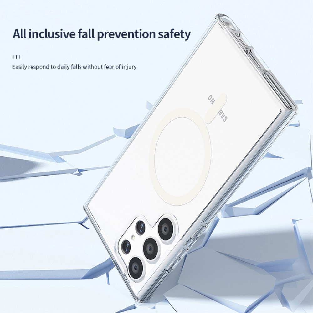 Cover ibride con MagSafe Samsung Galaxy S23 Ultra trasparente