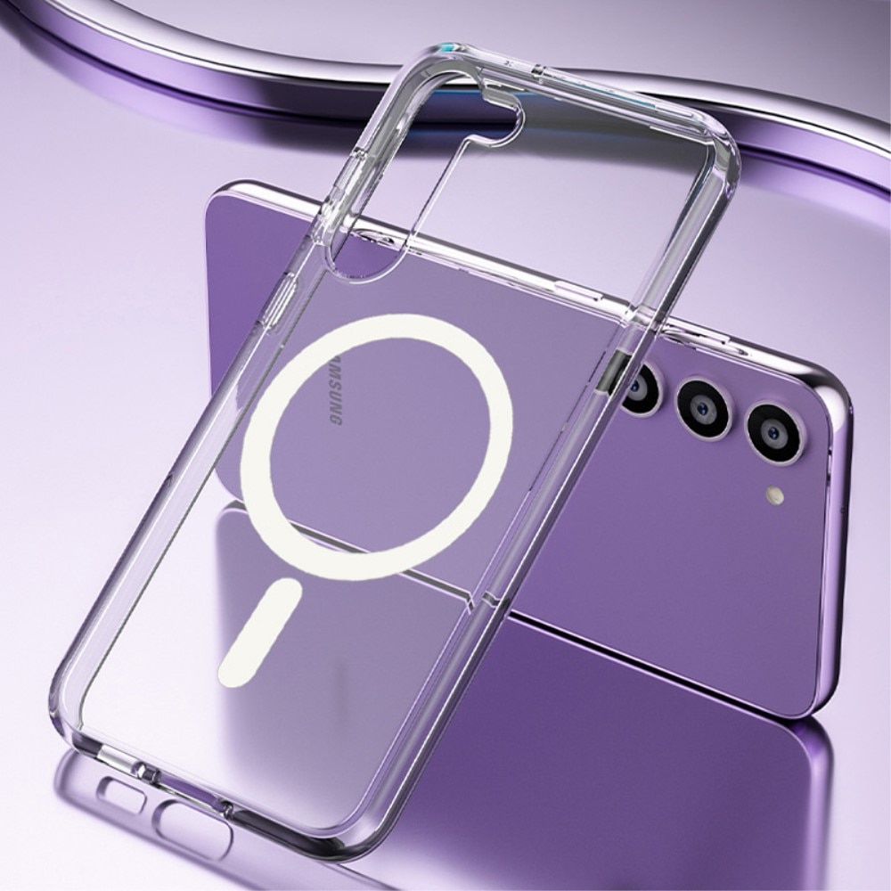Cover ibride con MagSafe Samsung Galaxy S23 Plus trasparente