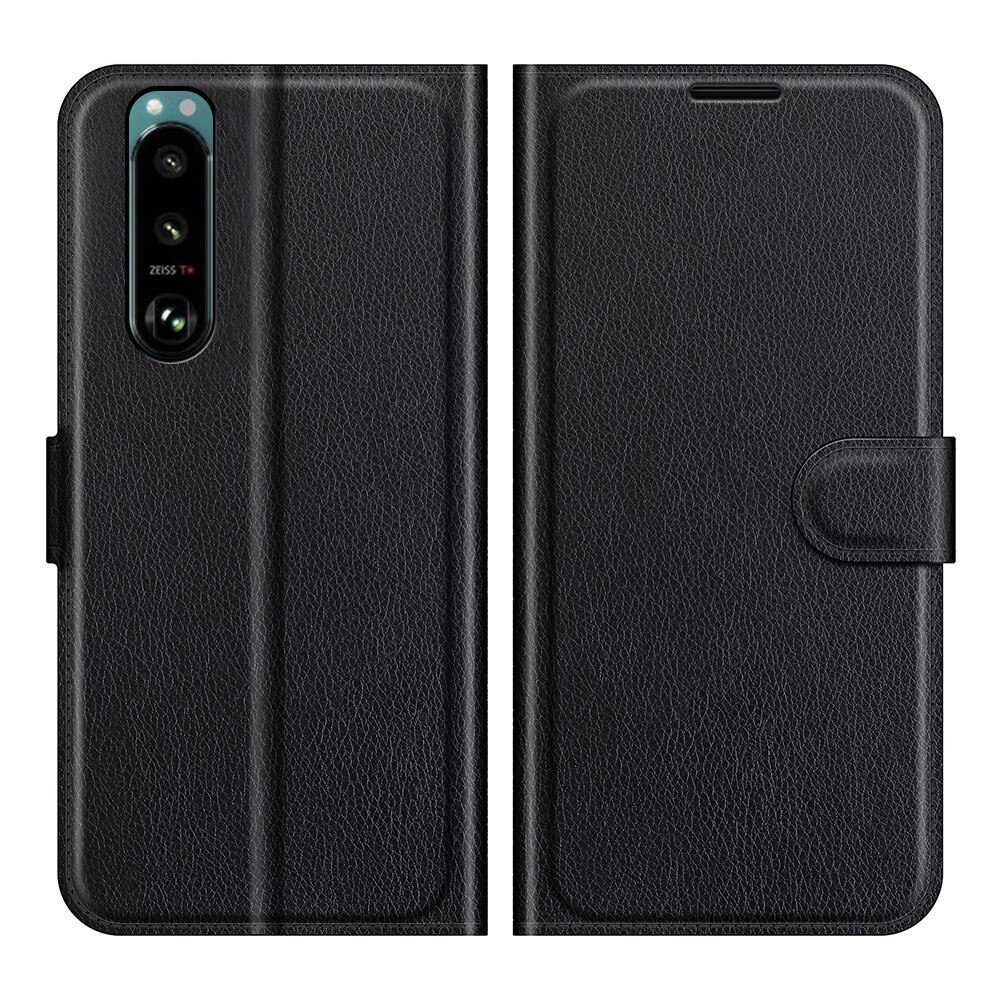 Cover portafoglio Sony Xperia 5 III Nero