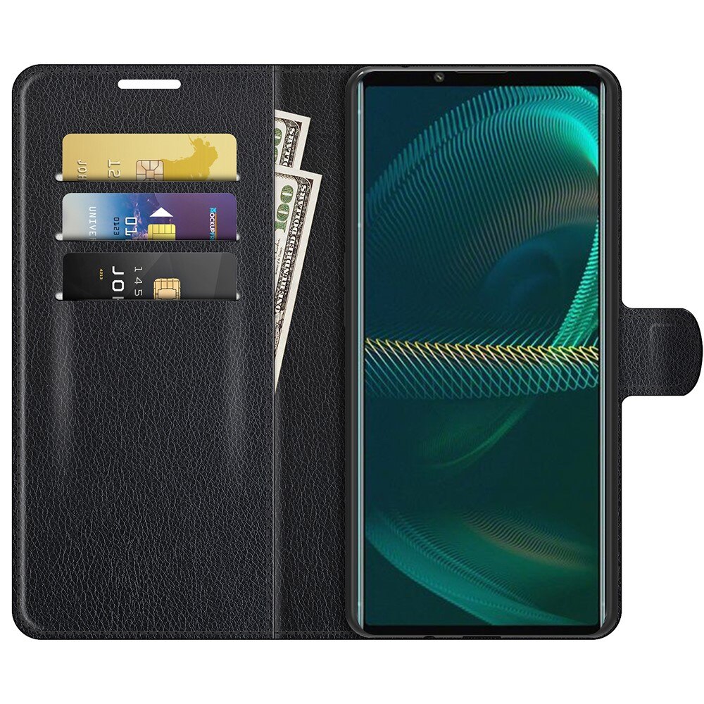 Cover portafoglio Sony Xperia 5 III Nero