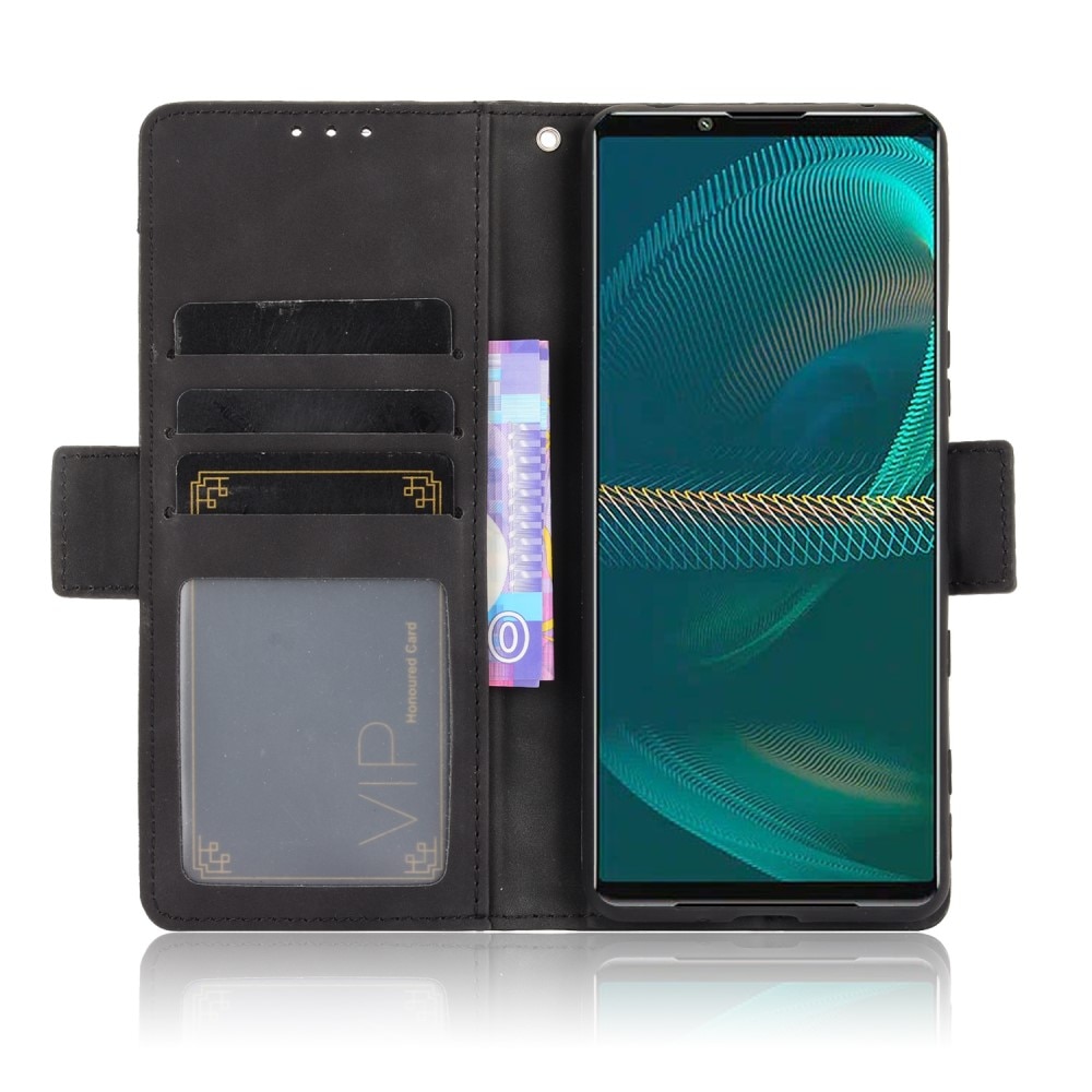 Cover portafoglio Multi Sony Xperia 5 III Nero