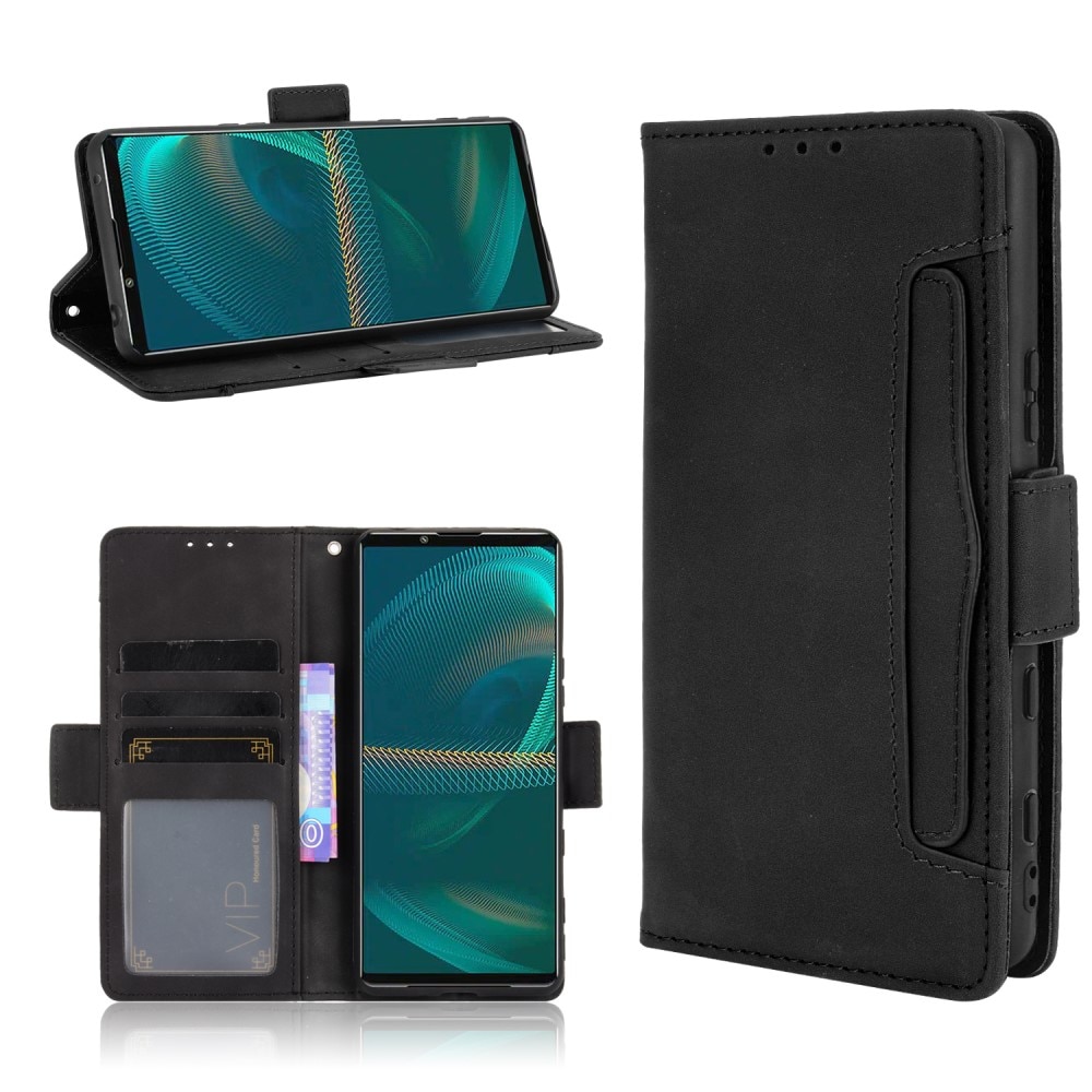 Cover portafoglio Multi Sony Xperia 5 III Nero