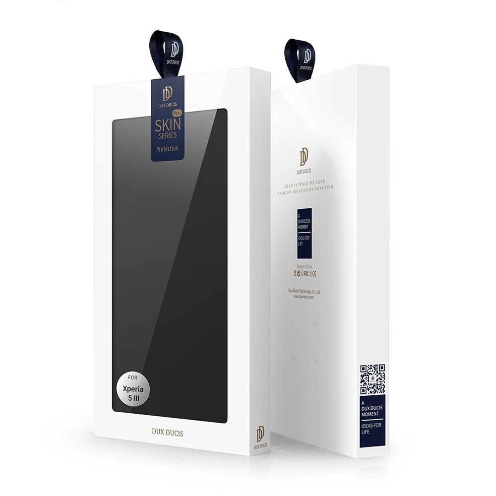 Cover portafoglio Skin Pro Series Sony Xperia 5 III Black