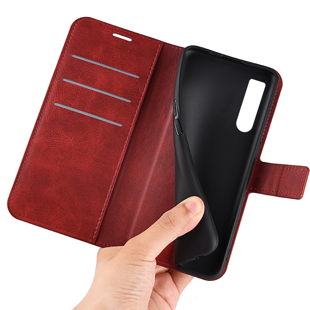 Cover portafoglio Leather Wallet Sony Xperia 1 IV Red