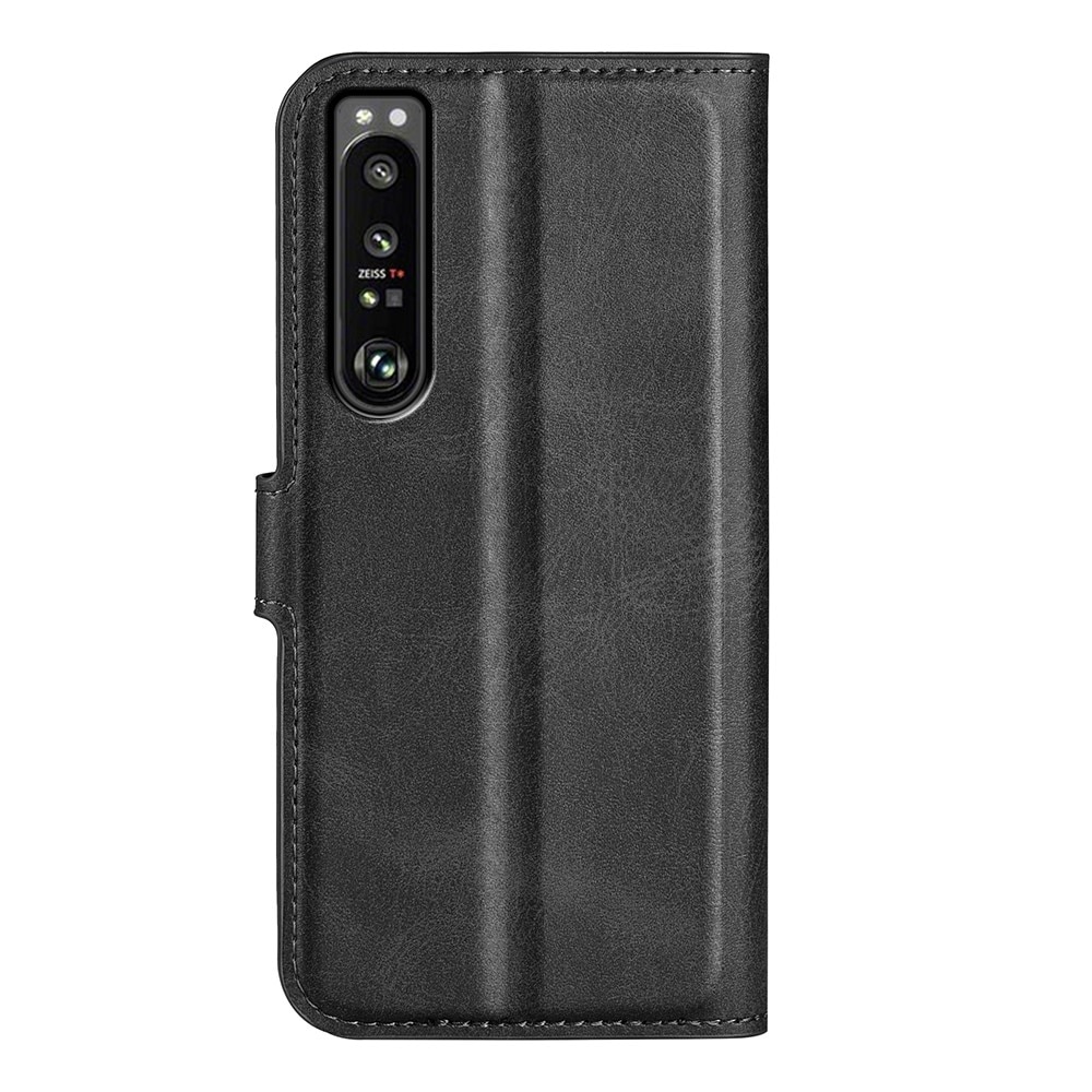 Cover portafoglio Leather Wallet Sony Xperia 1 IV Black