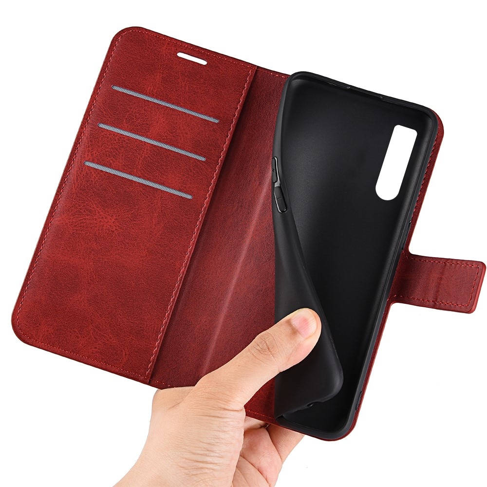 Cover portafoglio Leather Wallet Sony Xperia 10 IV Red