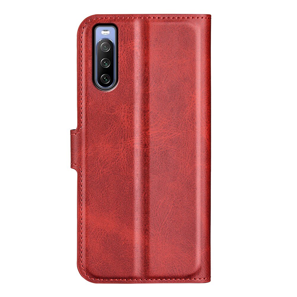 Cover portafoglio Leather Wallet Sony Xperia 10 IV Red