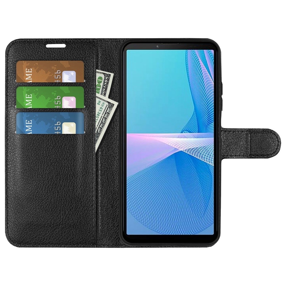 Cover portafoglio Sony Xperia 10 IV Nero