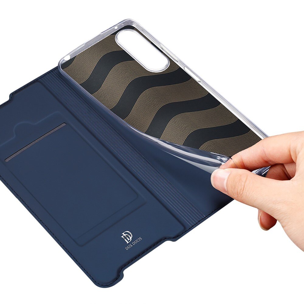 Cover portafoglio Skin Pro Series Sony Xperia 10 iV Navy