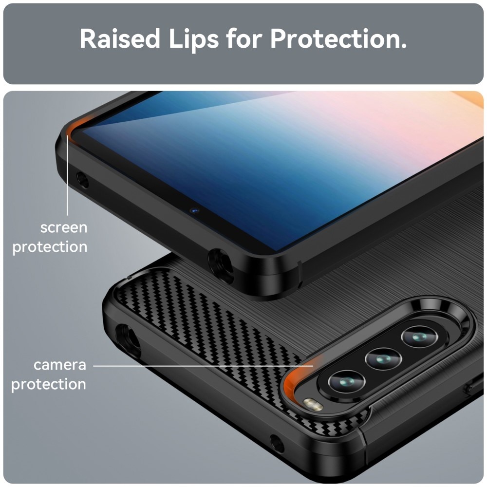 Cover Brushed TPU Case Sony Xperia 10 IV Black