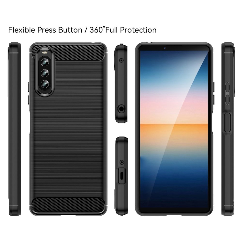 Cover Brushed TPU Case Sony Xperia 10 IV Black