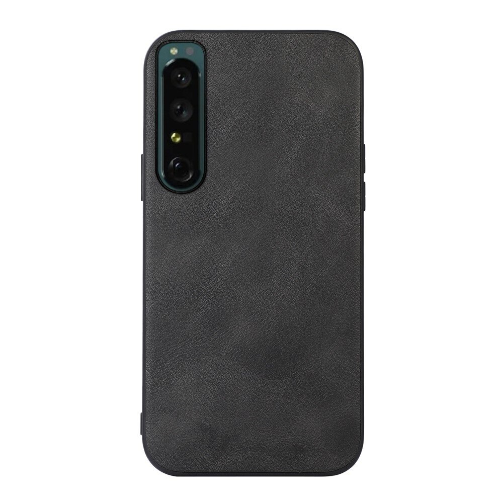 Cover in pelle Sony Xperia 1 IV Nero