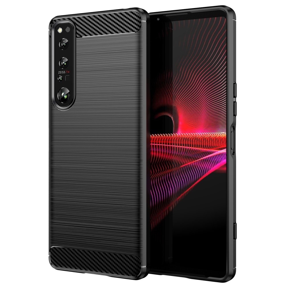 Cover Brushed TPU Case Sony Xperia 1 IV Black