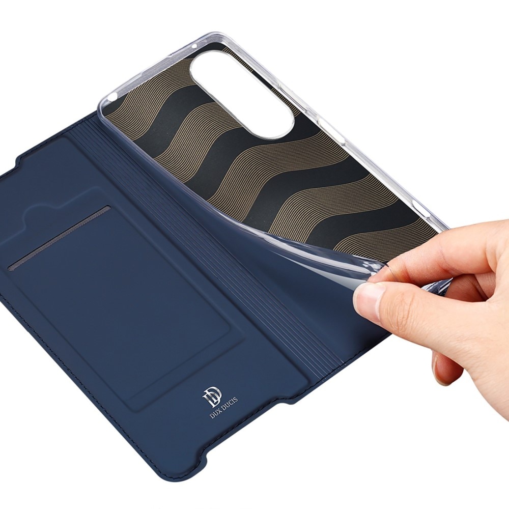 Cover portafoglio Skin Pro Series Sony Xperia 1 IV Navy