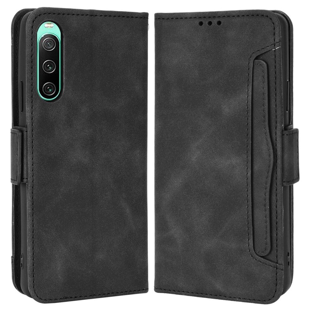 Cover portafoglio Multi Sony Xperia 10 iV Nero