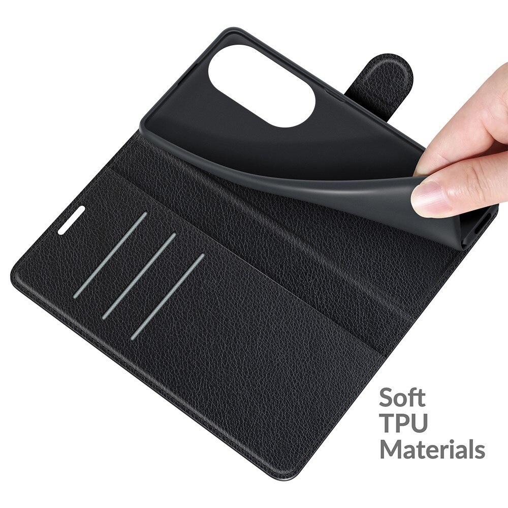 Cover portafoglio  Honor 50 Pro Nero