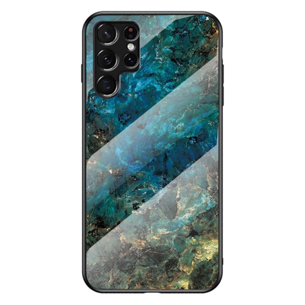 Custodia in vetro temperato Samsung Galaxy S22 Ultra Emerald