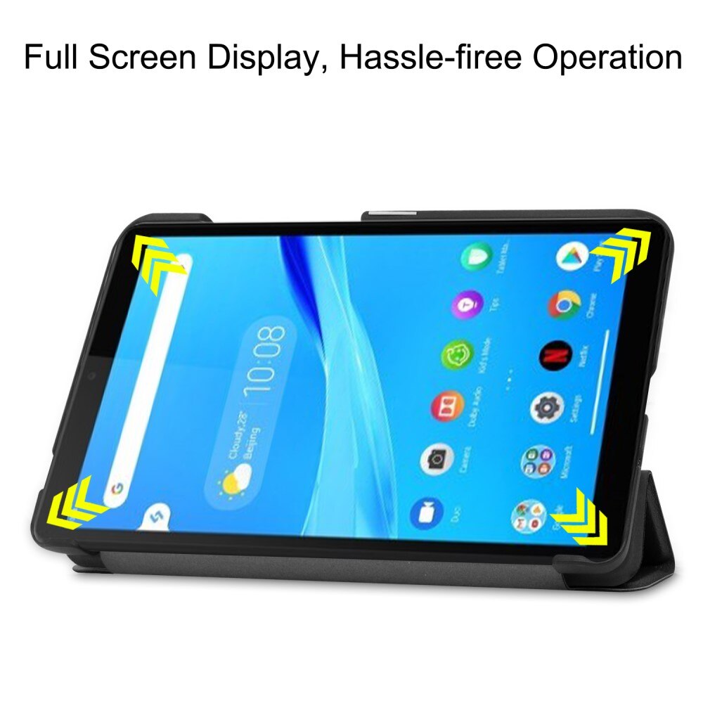 Cover Tri-Fold Lenovo Tab M7 (3rd Gen) nero