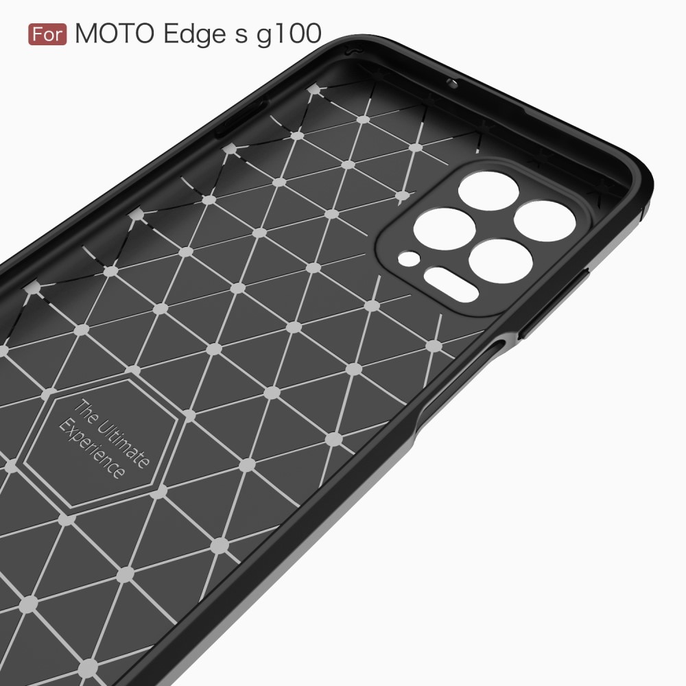 Cover Brushed TPU Case Motorola Moto G100 Black
