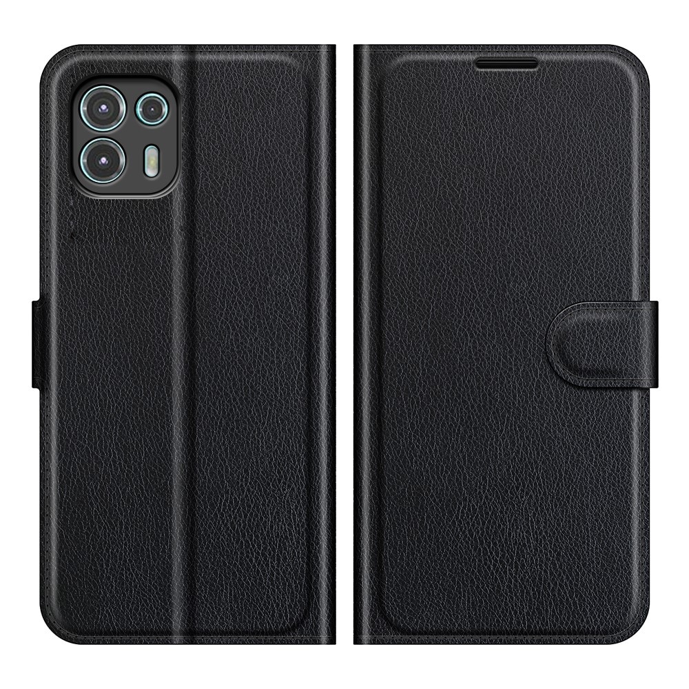 Cover portafoglio Motorola Edge 20 Lite Nero