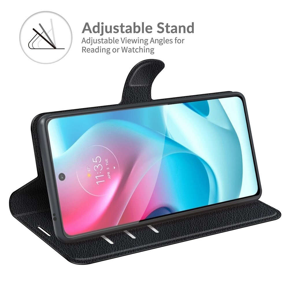 Cover portafoglio Motorola Moto G60s Nero