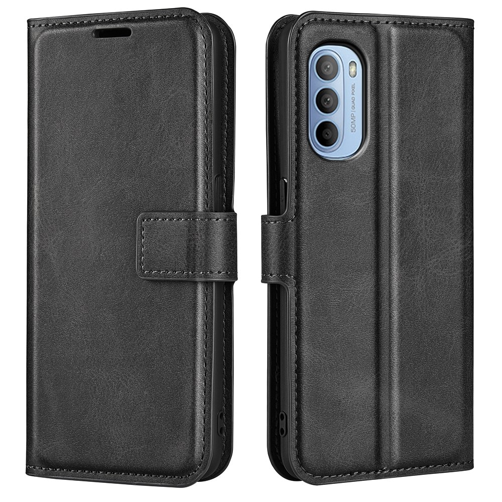 Cover portafoglio Leather Wallet Motorola Moto G31/G41 Black