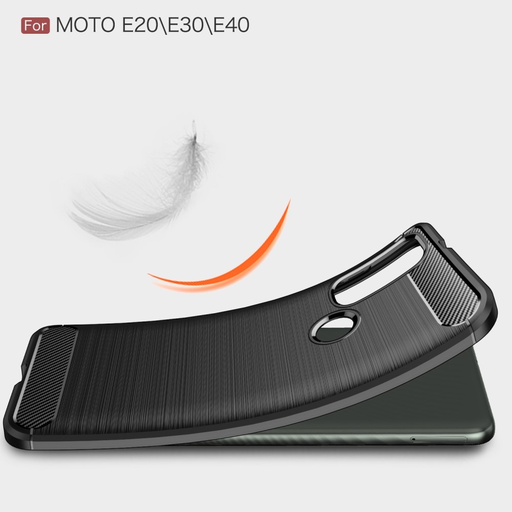 Cover Brushed TPU Case Motorola Moto E20/E30/E40 Black