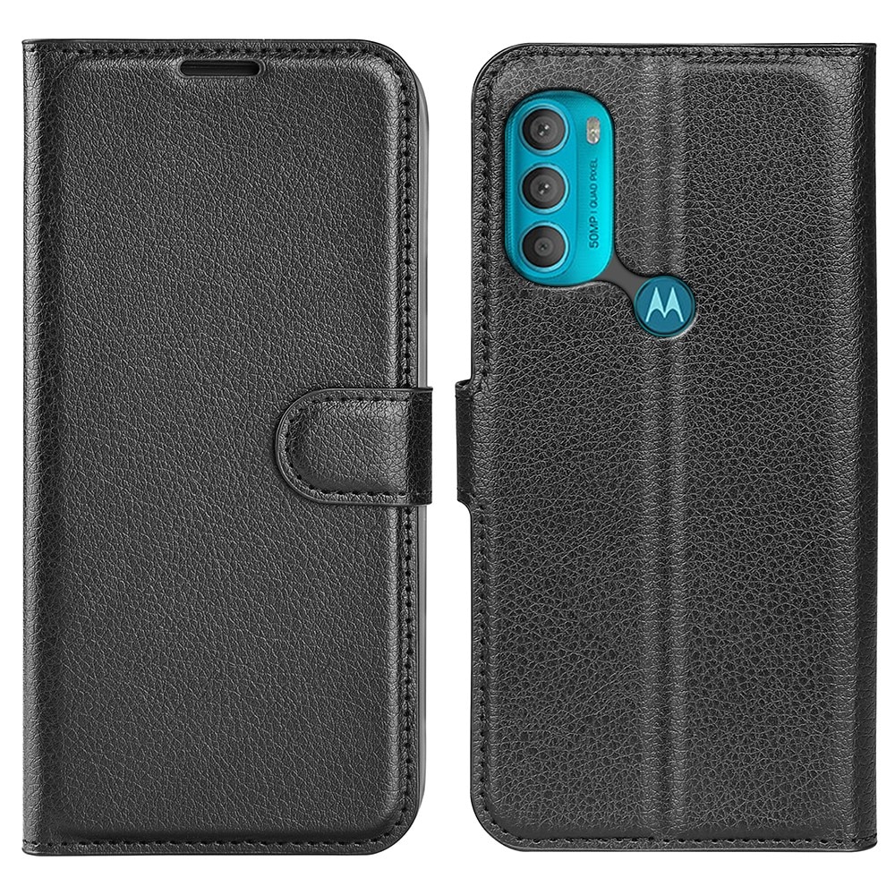 Cover portafoglio Motorola Moto G71 Nero