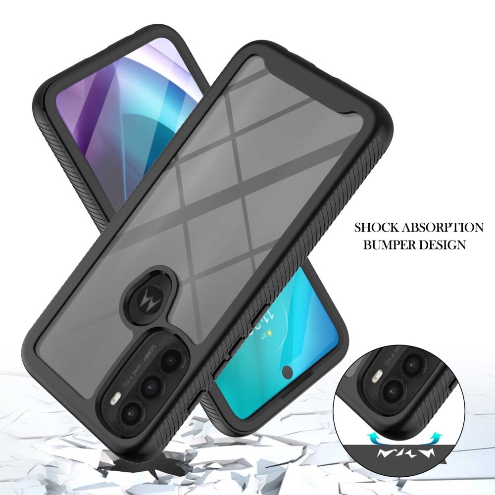 Cover Full Protection Motorola Moto G71 Nero