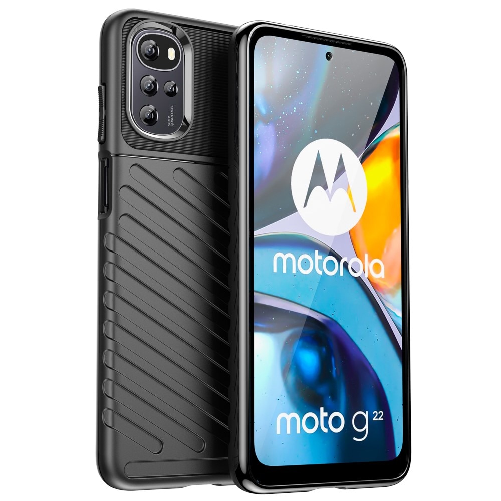 Cover Thunder TPU Motorola Moto G22 nero