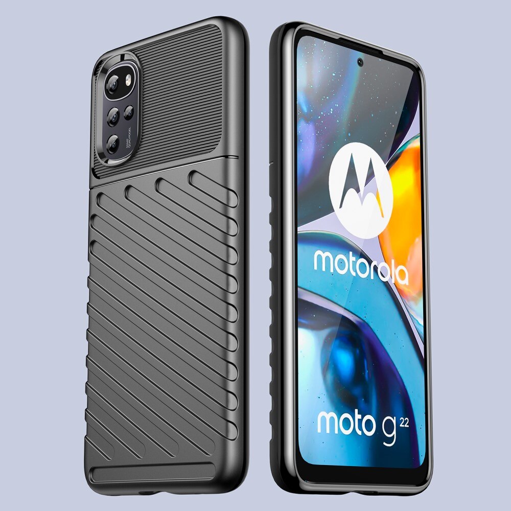 Cover Thunder TPU Motorola Moto G22 nero