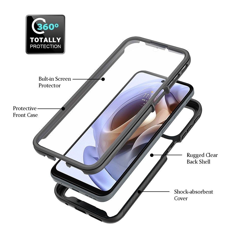 Cover Full Protection Motorola Moto G31/Moto G41 Nero
