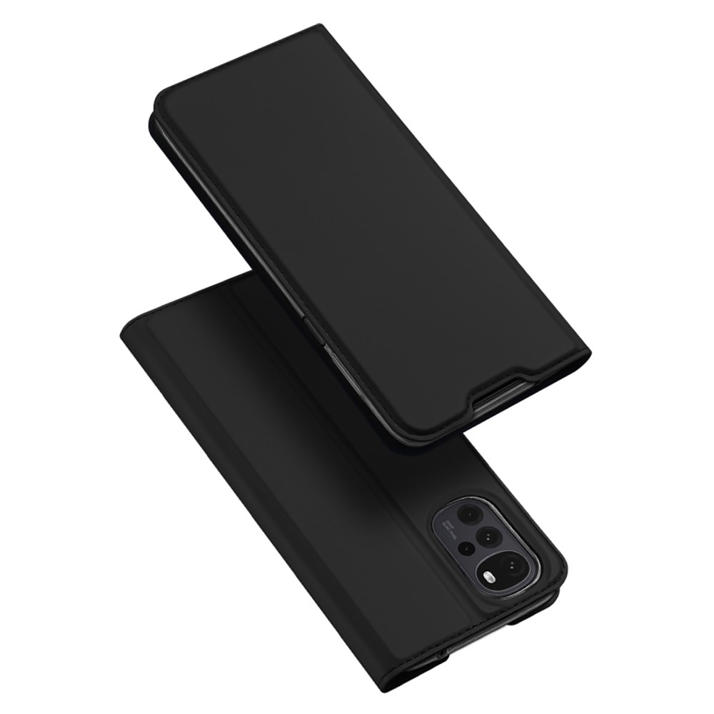 Cover portafoglio Skin Pro Series Motorola Moto G22 Black