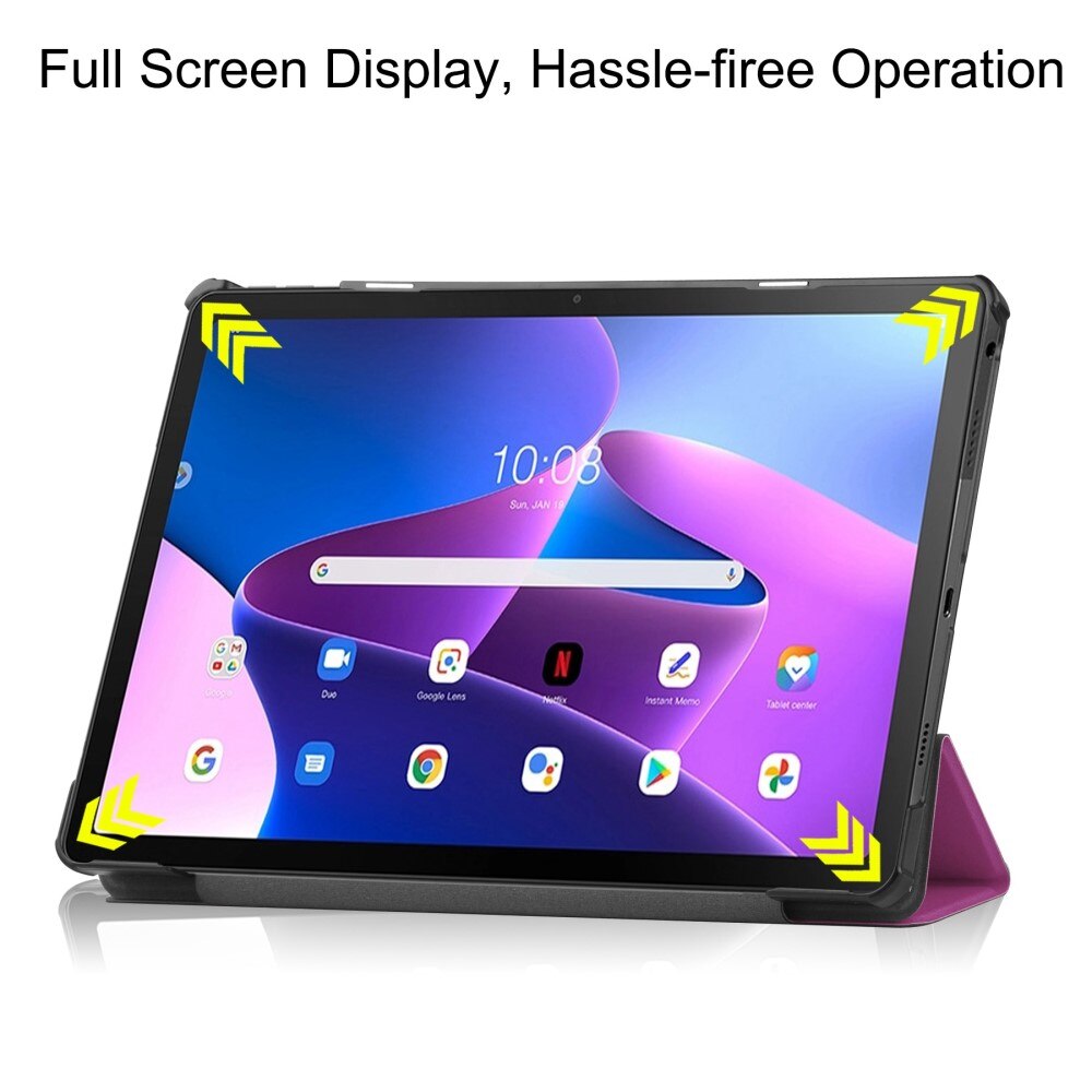 Cover Tri-Fold  Lenovo Tab M10 Plus (3rd gen) Viola