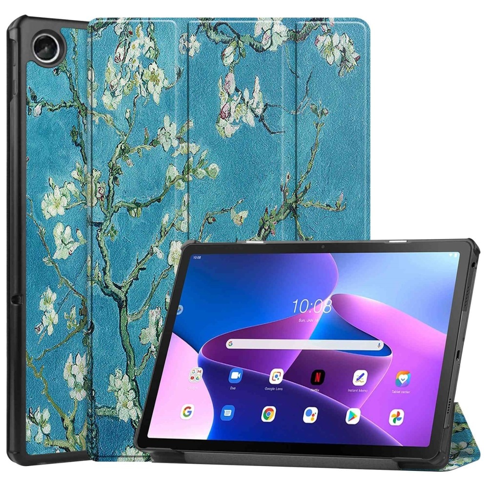 Cover Tri-Fold Lenovo M10 Plus (3rd gen) Fiori di ciliegio