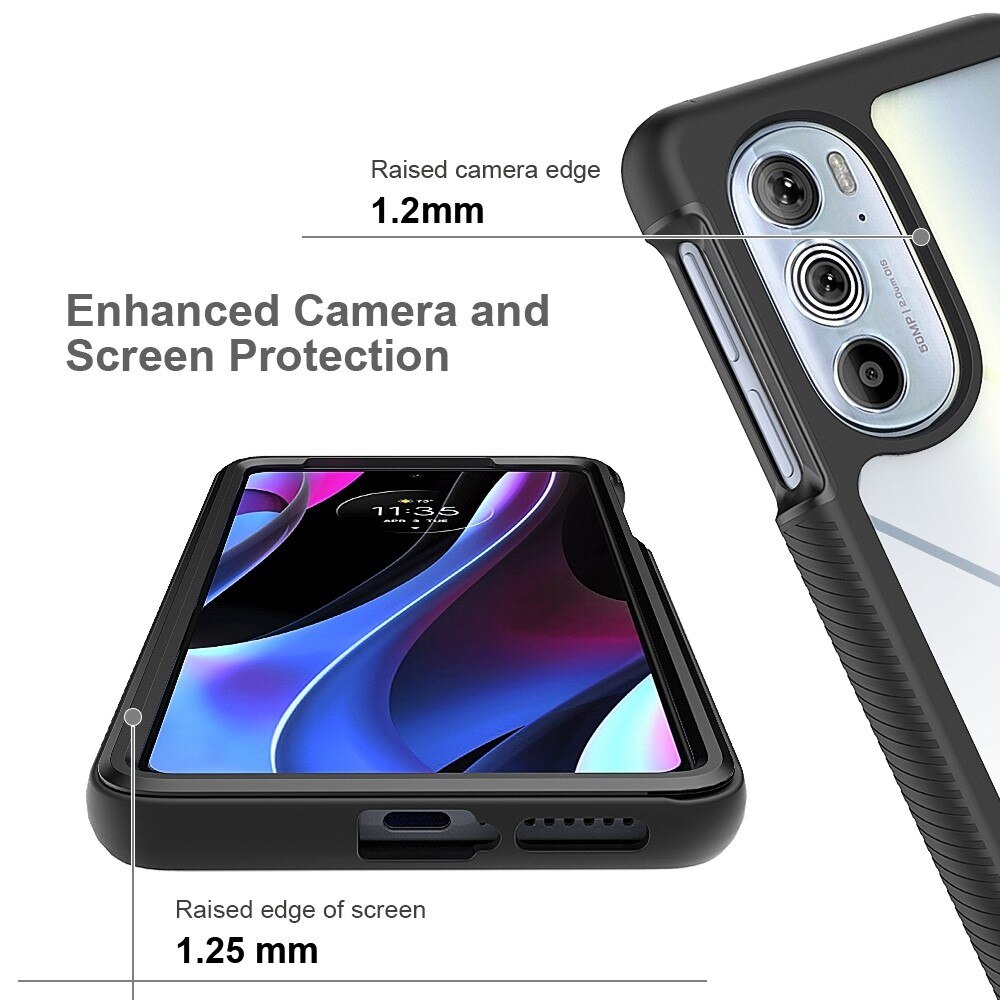 Cover Full Protection Motorola Edge 30 Pro Nero