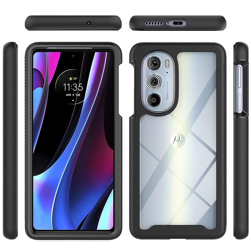 Cover Full Protection Motorola Edge 30 Pro Nero