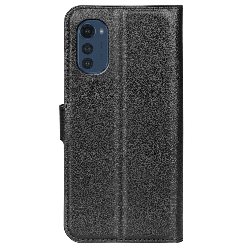 Cover portafoglio Motorola Moto E32 Nero