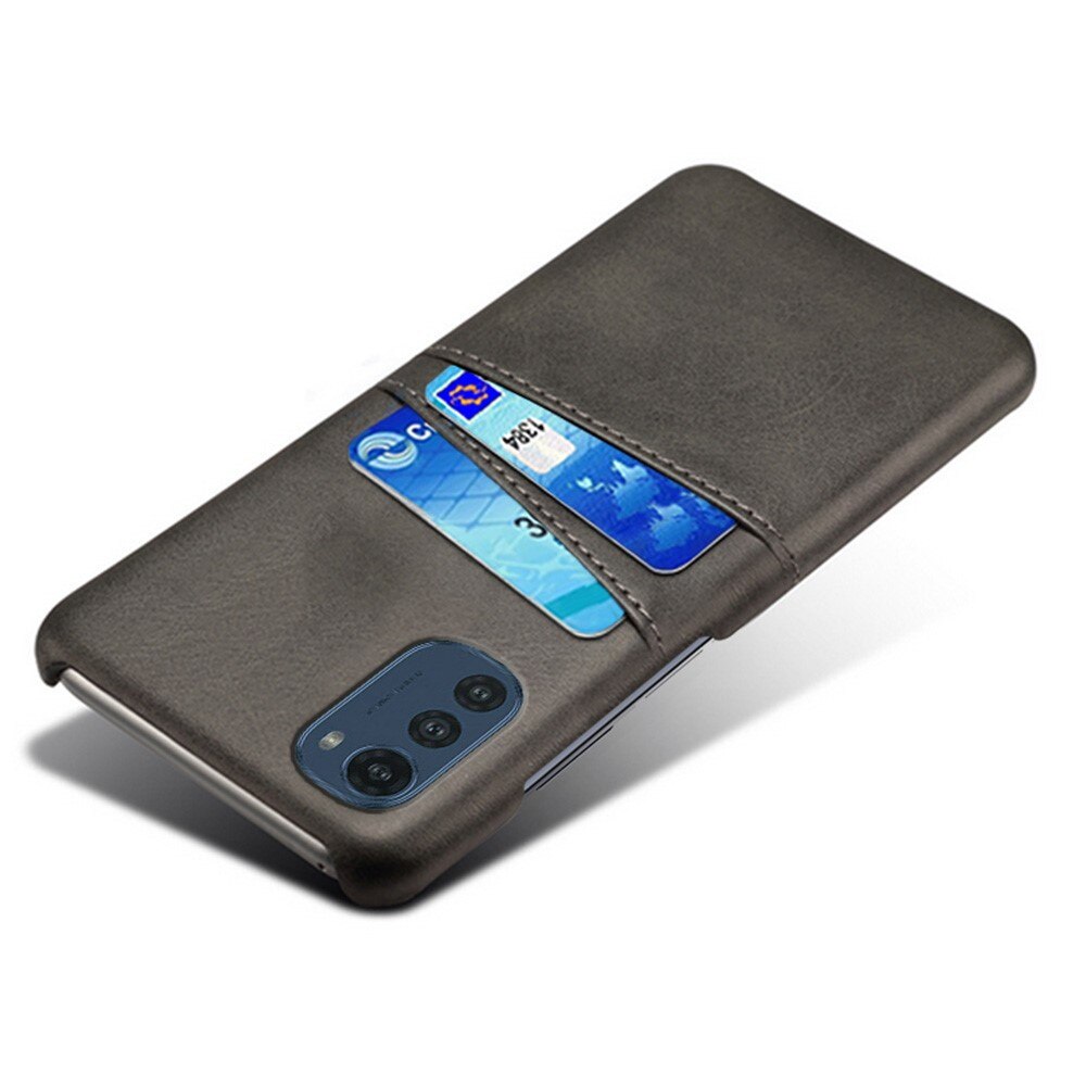 Cover Card Slots Motorola Moto E32 Nero