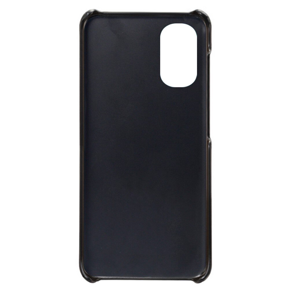 Cover Cards Slots Motorola Moto E32 Nero