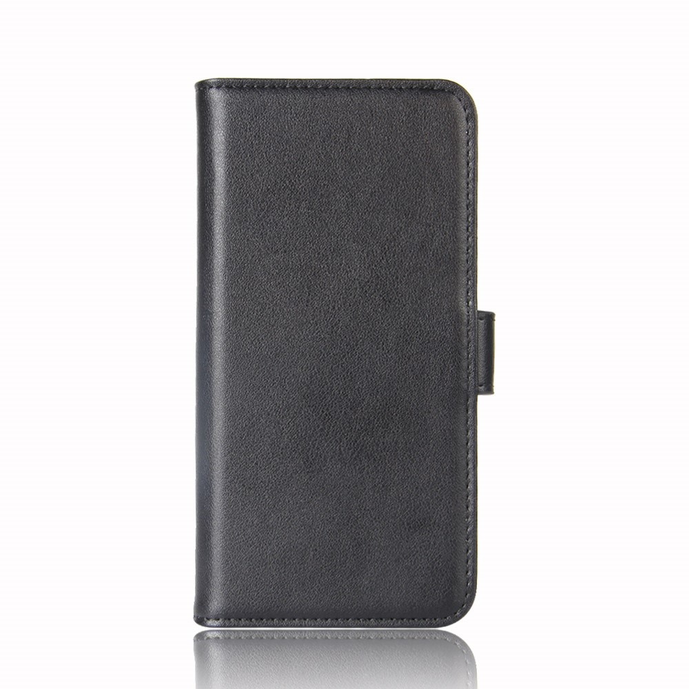 Custodia a portafoglio in vera pelle Xiaomi Redmi Note 7 nero