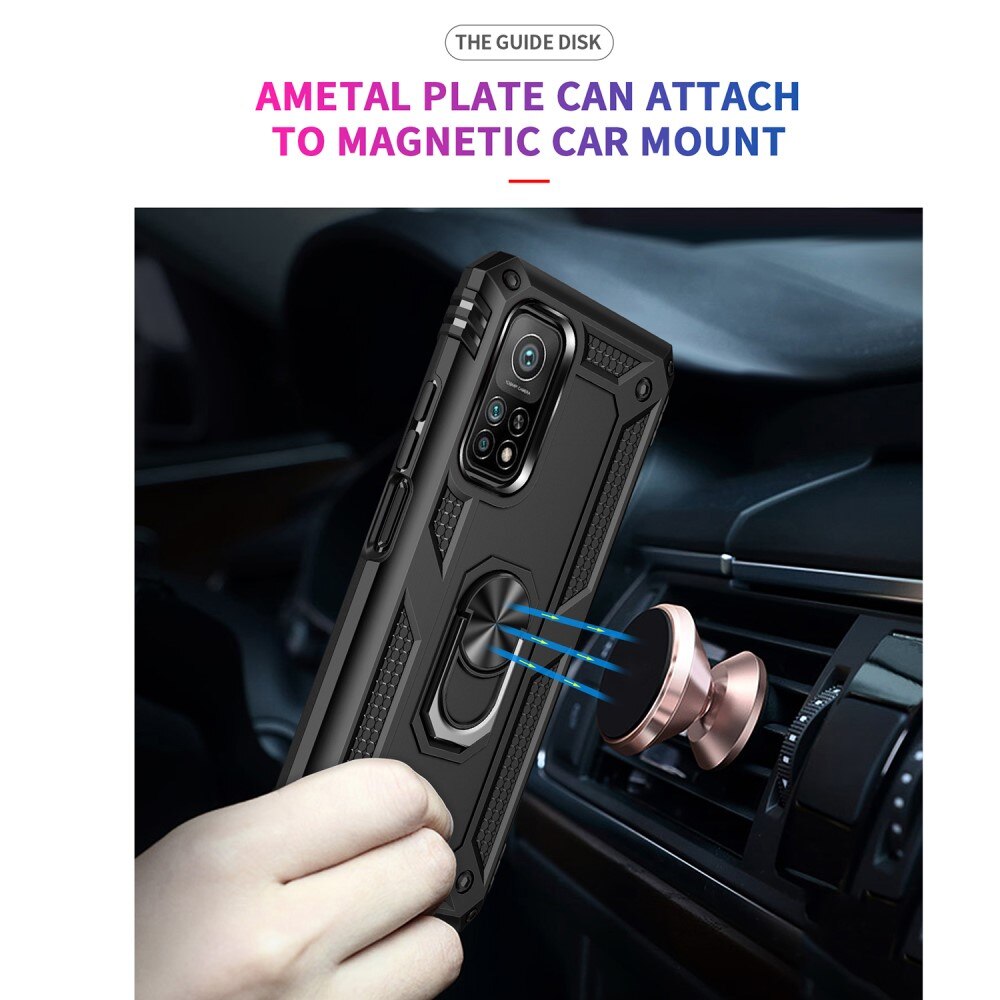 Cover ibride con anello Xiaomi Mi 10T/10T Pro Nero