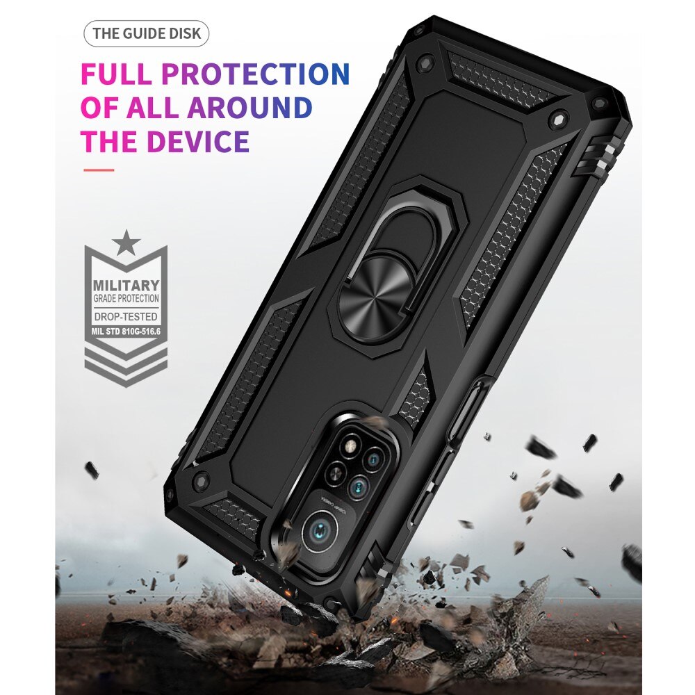 Cover ibride con anello Xiaomi Mi 10T/10T Pro Nero