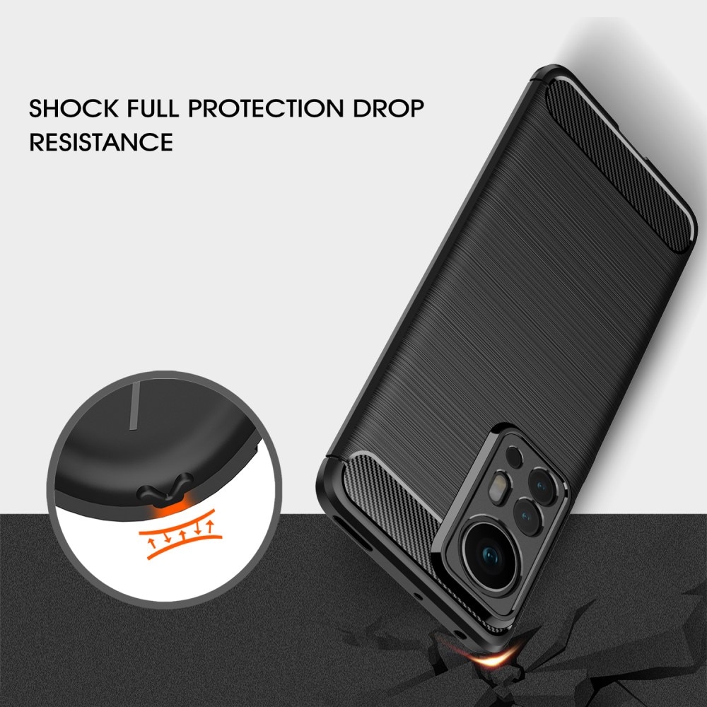 Cover TPU Brushed Xiaomi 12 Pro Nero