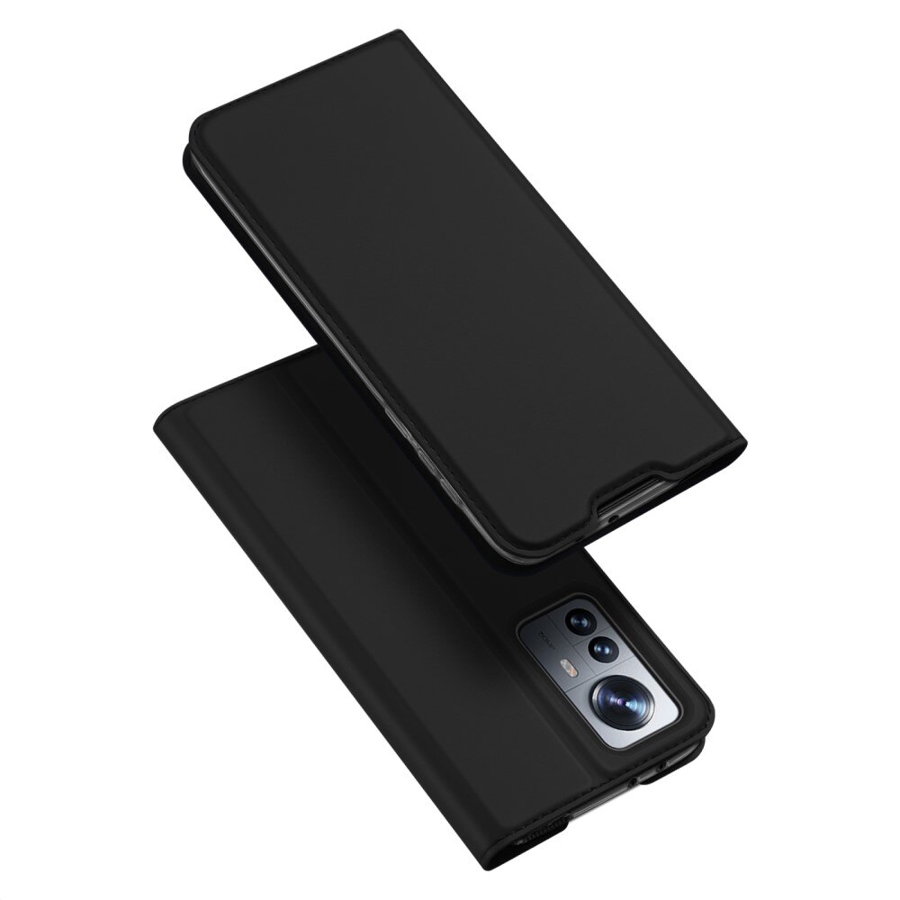 Cover portafoglio Skin Pro Series Xiaomi 12 Pro Black