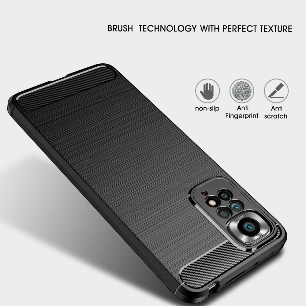 Cover Brushed TPU Case Xiaomi Redmi Note 11 Pro Black