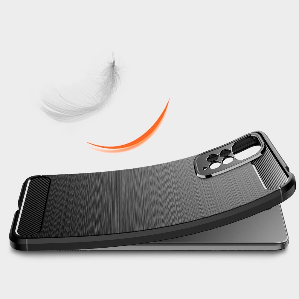 Cover TPU Brushed Xiaomi Redmi Note 11 Pro Nero